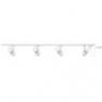 97700 4 spots sur Rail Blanc - MEGA Paulmann