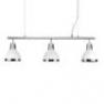 0124111 Barre 3 Suspensions Blanc/Chrome - CYNTHIA Seynave
