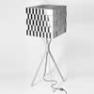 0LIPP.LPA.C165.001 Lampadaire Blanc/Miroir - IPANEMA Le Labo Design