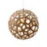 DTCOR060N Suspension Bois Naturel O60cm - CORAL David Trubridge