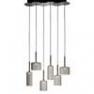 SPSPILL6GRCR12V Suspension droite 6 Lumieres Gris - SPILLRAY AXO Light