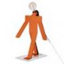 MOONWALK TEKNIKS Lampe a poser ORANGE Lampe a poser Orange - MOONWALK TEKNIKS Thomas de Lussac