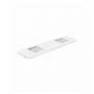 4008321974983 Reglette LED S 2x4W Blanc - QOD DOMINO Osram