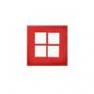I404 V33 Tableau lumineux/Applique Rouge/Blanc - METALO 4 Dix Heures Dix