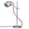 MOB - 11GR04 Lampe a poser Gris mat fil rouge - MOB Swabdesign