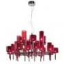 SPSPIL30RSCR12V Lustre rond 30 Lumieres Rouge - SPILLRAY AXO Light