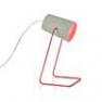 IN-ES060014G-R Lampe a poser Gris/Rouge - PAINT CIMENTO In-es Artdesign