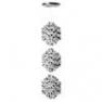 107955001055 Suspension Argent 3 spheres - SPIRAL Verpan