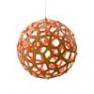 Coral Bois Naturel/Rose O60cm Suspension Bois Naturel/Rose O60cm - CORAL David Trubridge