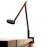 1SRT2 001 62 + KPA16001 Lampe de Bureau a etau Noir Cable Orange - STRING Rotaliana