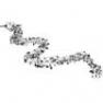 137-60 Guirlande Noir 1m - PEARL & DIAMOND Xmas Living Glass