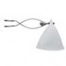 0702 Lampe a pince porcelaine Blanc mat - CORNETTE Tse & Tse