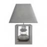 0133335 Lampe a poser Gris & Blanc - BALI Seynave