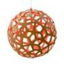 Coral Bois Naturel/Rose O100cm Suspension Bois Naturel/Rose O100cm - CORAL David Trubridge