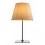 F6303007 Lampe a poser XL Chrome & Plisse ivoire - KTRIBE T2 FLOS