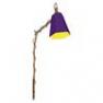Lm225lvj Lampadaire Mural Violet/Jaune - LUXIOLE DesignHeure