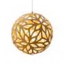 Floral Bois Naturel/Jaune O60cm Suspension Bois Naturel/Jaune O60cm - FLORAL David Trubridge