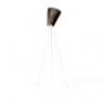 Oslo wood Black shade white feet Lampadaire Blanc/Noir - OSLO WOOD Northern Lighting