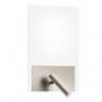 4418/016 Applique Rectangle Metal/Verre Nickel - FLAT Alma Light