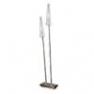 ACAM.000775 Lampadaire double d'exterieur Blanc - BAMBU' Contardi