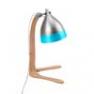 1237 Lampe a poser Alu et Turquoise - CORNETTE Tse & Tse