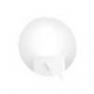 4415/011 Applique Rond Metal/Verre Blanc - FLAT Alma Light