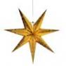 236-70 Etoile lumineuse 60cm Or - ANTIQUE Xmas Living Glass