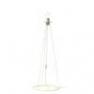 280002 jaune brillant Lampadaire Jaune brillant 120cm - CERCLES adonde
