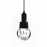 10723 TRA + 10727 Lampe a poser Ronde Transparent - CRYSTALED Seletti