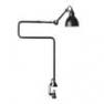 N°211/311 BL-SAT Lampe de bureau a etau Noir - N°211/311 DCW Editions