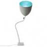 IN-ES070014G-T Lampe de sol Gris/Turquoise - FLOWER CIMENTO In-es Artdesign