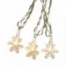 460-10 Guirlande Blanc 5,3m - SNOWFLAKE Xmas Living Glass