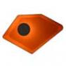 PI115ngo Plafonnier Gris/Orange - GRAND NENUPHAR DesignHeure