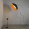 IN-ES0501PN-A Lampadaire Noir/Orange - MEZZA LUNA PIANTANA In-es Artdesign