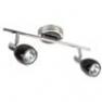 88154 Noir Barre 2 Spots Noir - FIFTIES Corep