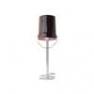 OUPS Lampe Argent/chocolat Lampe Argent/chocolat - OUPS Nathalie Be