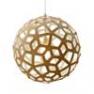 Coral Bois Naturel/Blanc O80cm Suspension Bois Naturel/Blanc O80cm - CORAL David Trubridge