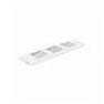 4008321975010 Reglette LED S 3x4W Blanc - QOD DOMINO Osram