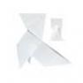 LEONIE Blanc/blanc Lampe Blanc/blanc - ORIGAMI LEONIE Nathalie Be