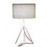 0LTXE.BAA.S600.010 fil rouge Lampe Cotte de maille fil rouge L - EASY Le Labo Design