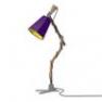 L88lvj Lampe Violet/Jaune - LUXIOLE DesignHeure