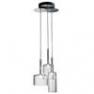 SPSPILL3CSCR12V Suspension ronde 3 Lumieres Transparent - SPILLRAY AXO Light