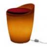 174516+1780216 Tabouret indoor Orange + Coussin Rouge/Orange - OTTO Authentics