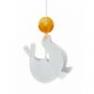OT1 Suspension Blanc et Orange - OTARIE Rosemonde et Michel Coudert