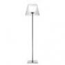 F6305000 2 COLIS (F6277057 + F627800) Lampadaire Chrome & Transparent - KTRIBE F2 FLOS