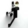 MOONWALK COSMO Applique BLACK Applique Noir - MOONWALK COSMO Thomas de Lussac