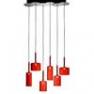 SPSPILL6RSCR12V Suspension droite 6 Lumieres Rouge - SPILLRAY AXO Light