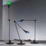 736/BASE/H/V/BL Lampe a poser Bleu - L'AMICO Martinelli Luce