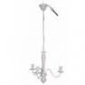 78035 Blanc Lustre 3 Lampes Blanc - CHEVERNY Corep