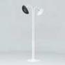 HCA2302010015 Lampadaire d'exterieur double chauffant L Blanc/Noir - HOTDOOR Phormalab
